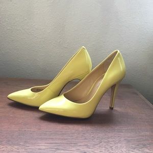 Lemon Yellow Heels